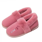 Warme winterpantoffels met imitatiebont