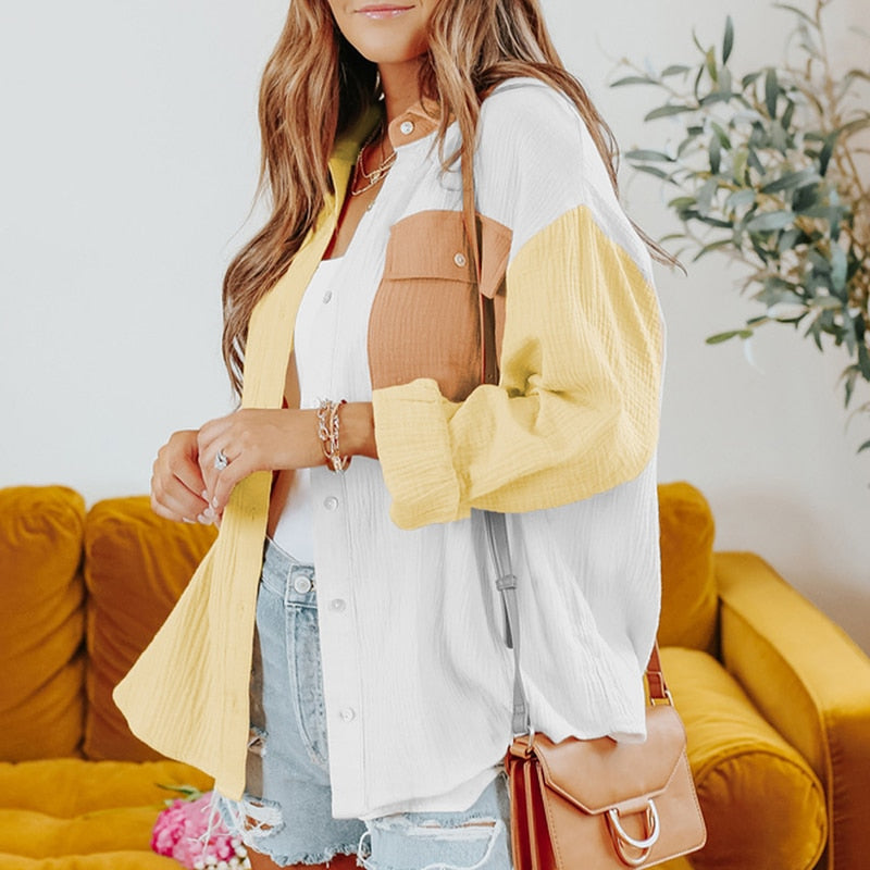 Blouse Lori in zomerkleuren
