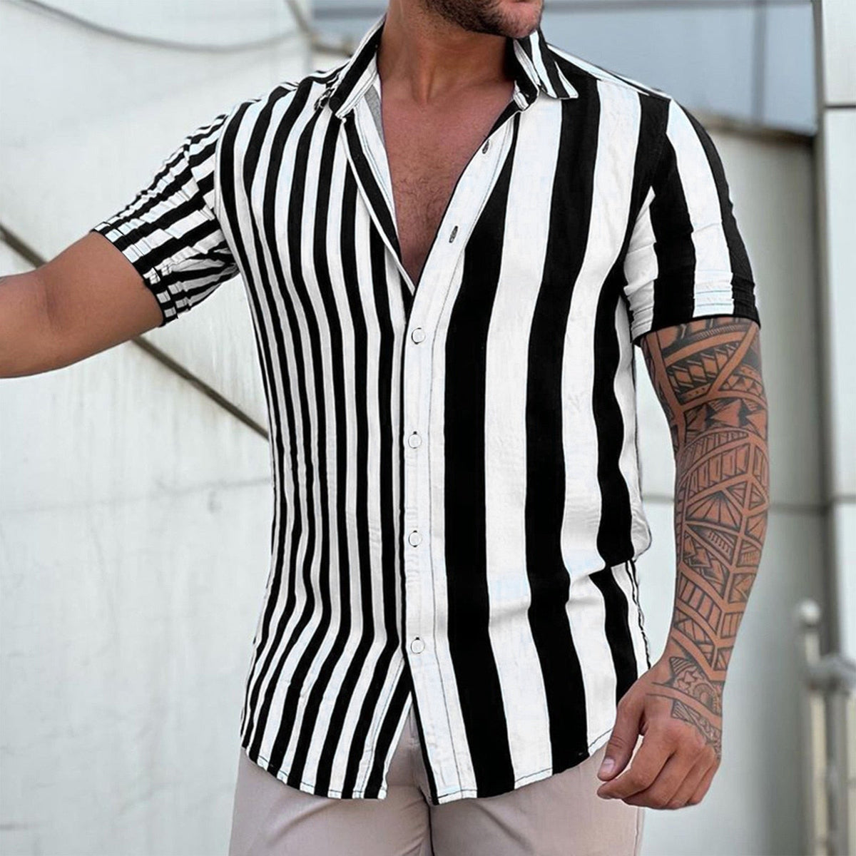 Gestreepte blouse Zane