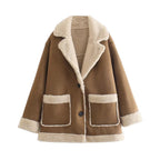 Fleece jas met wol voor dames
