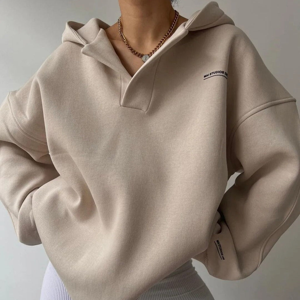 Oversized dames hoodie met capuchon