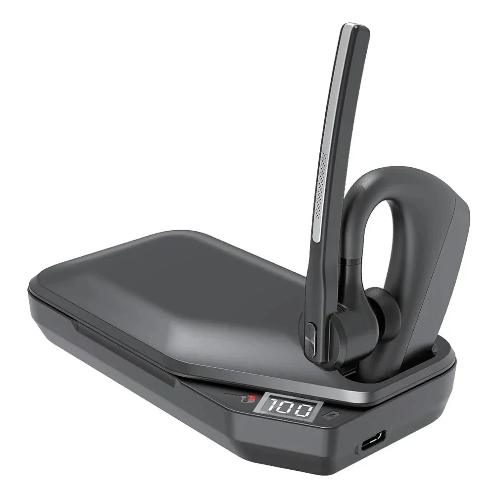 Ruisonderdrukkende bluetooth-headset met dubbele microfoons