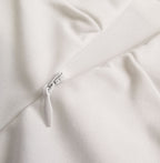 V-Hals jurk met zijsplit – hoge taille formele jurk