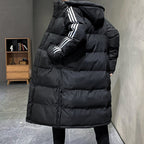 Lange winterjas met capuchon Calvin