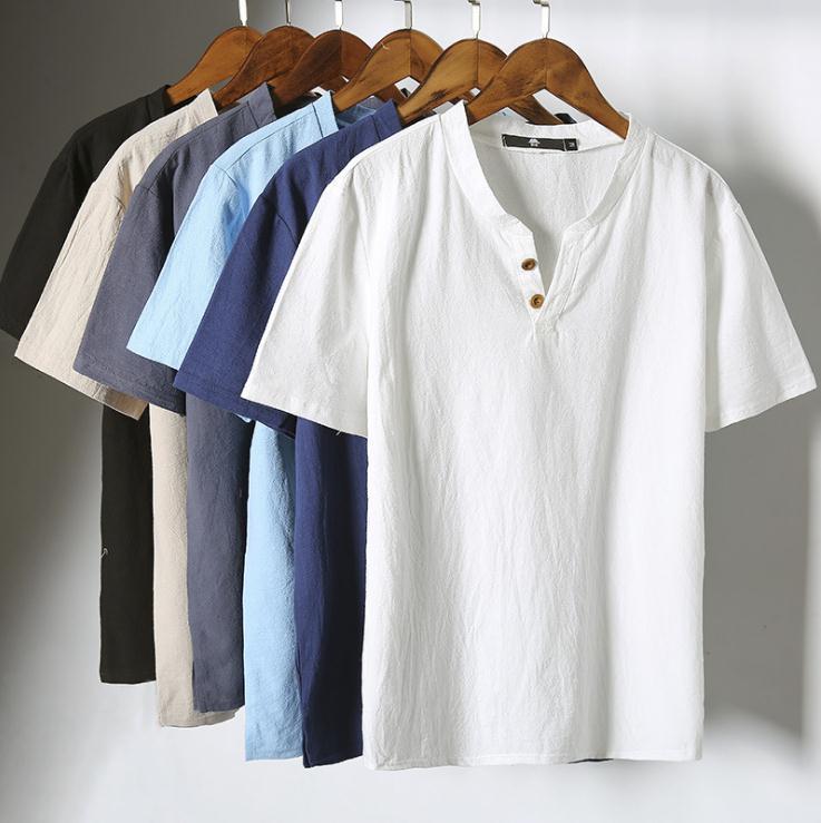 Landal linnen T-shirt voor heren