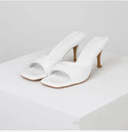 Open hak-mules voor dames