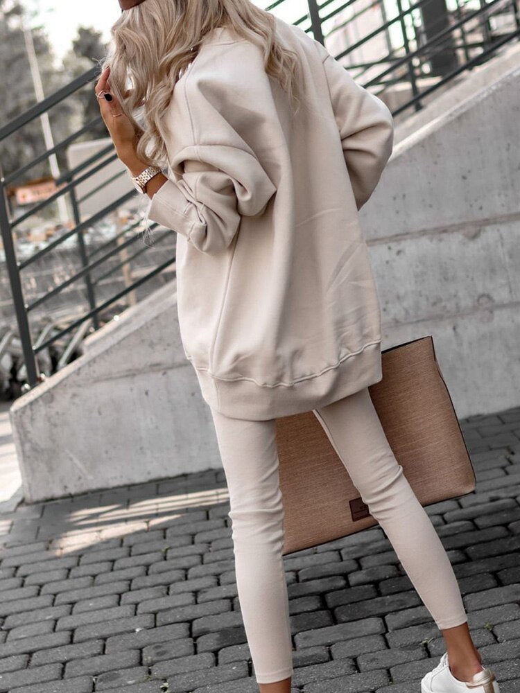 Zachte trui in oversized model