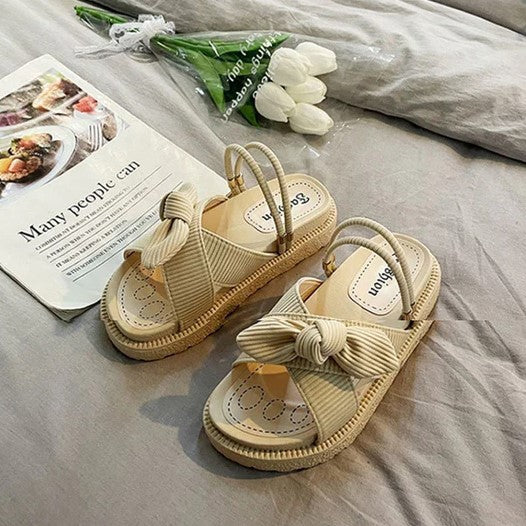 Espadrille sandalen met wikkelbanden