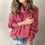 Sweater met knoopjes voor dames