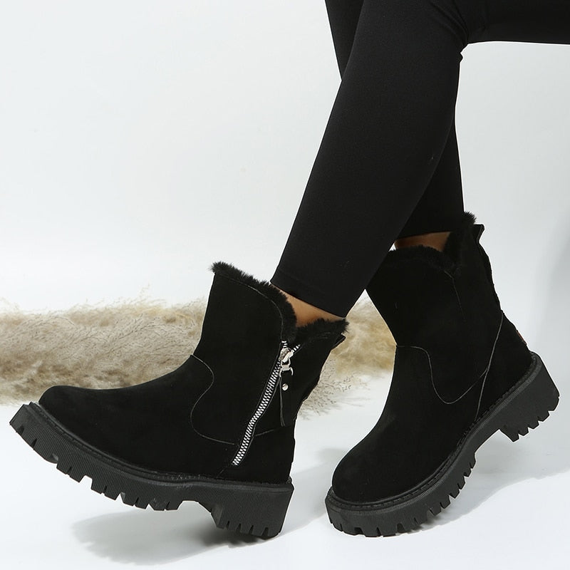 Snowboots met wollen binnenkant voor dames – Noor