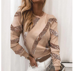 Pullover met ronde hals en lange mouwen