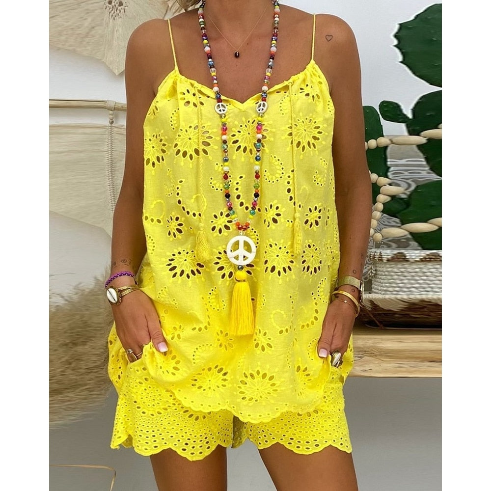 Nicole set – kanten twin set
