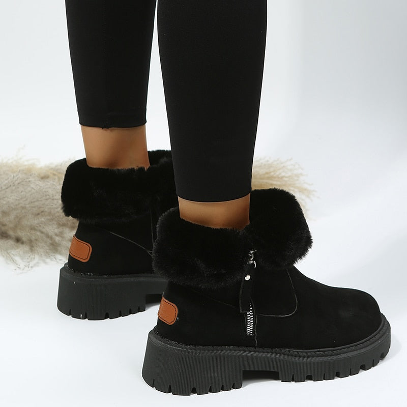Snowboots met wollen binnenkant voor dames – Noor