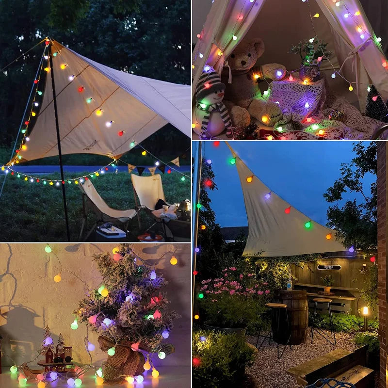 Feestverlichting op zonne-energie