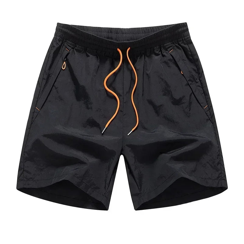 Heren hardloopshorts met mesh binnenbroekje en ritszakken