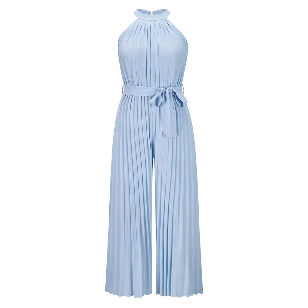 Jumpsuit met plooien voor dames