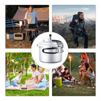 Camping druk cooker aluminium legering draagbaar buitenkookgerei