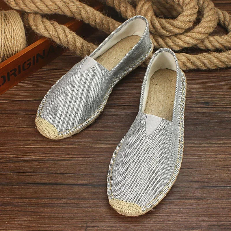 Heren espadrille met graffiti-design
