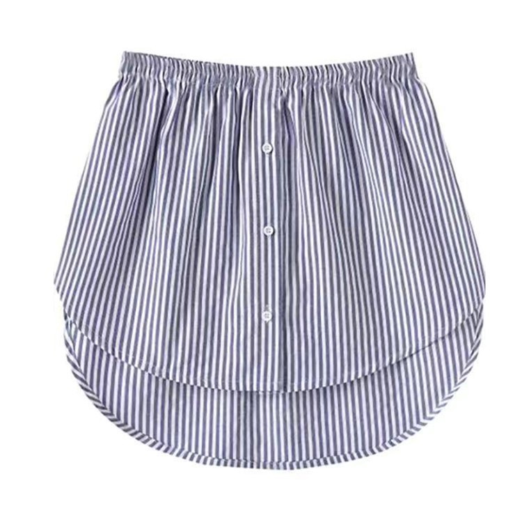Dames shirtverlenger met elastische tailleband