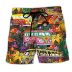 Heren zwemshort met graffiti print