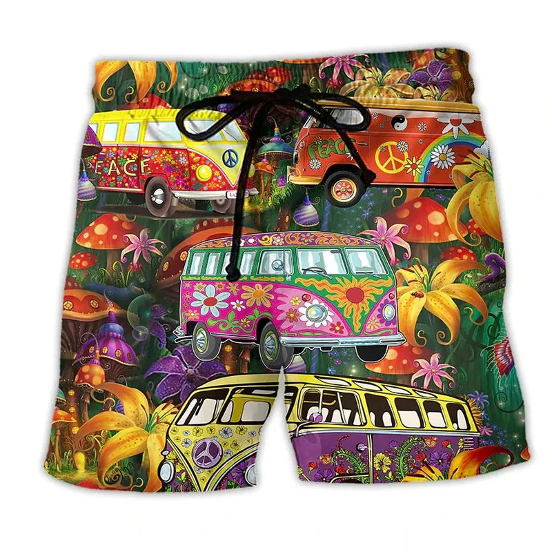 Heren zwemshort met graffiti print — afbeelding 20