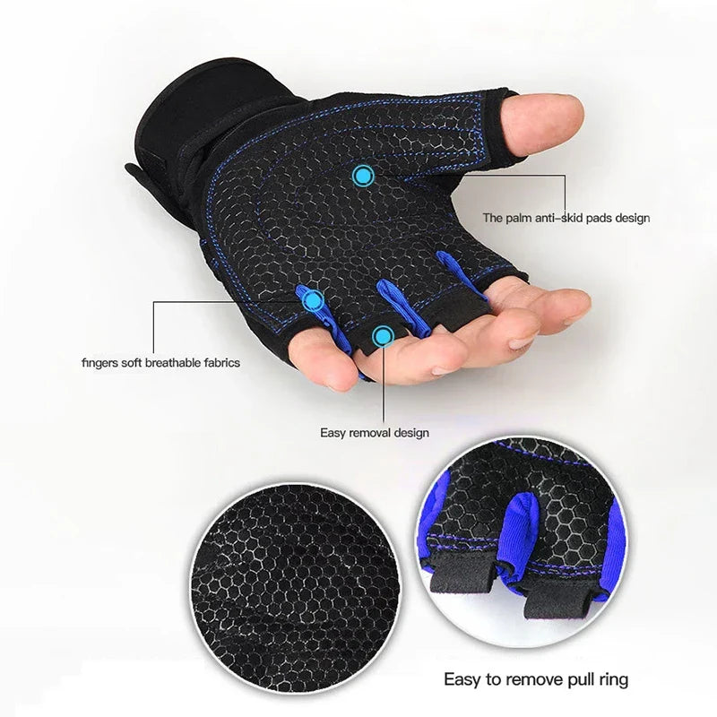 En ondersteunende gym handschoenen