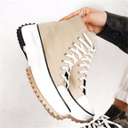 SarahsSneaks I canvas sneakers met zool
