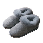 Warme winterpantoffels met imitatiebont