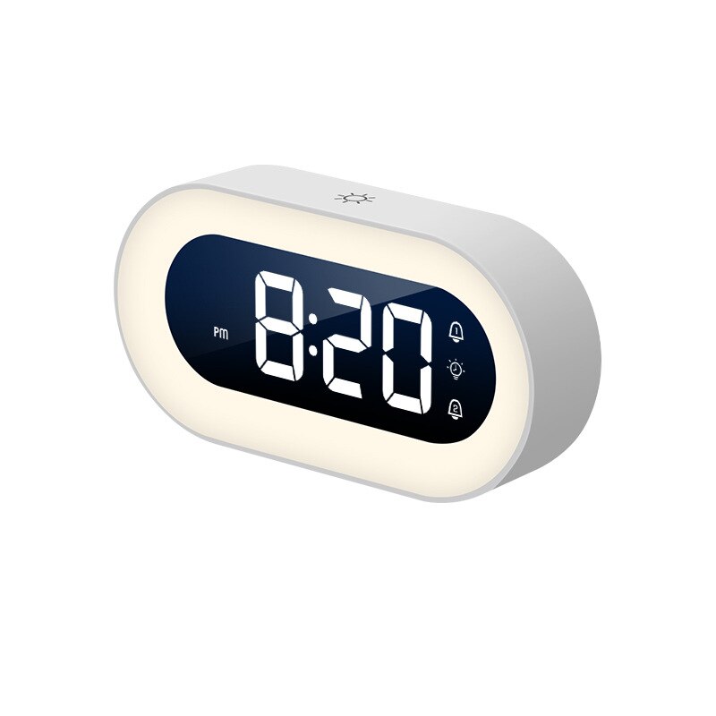 Digitale wekker met nachtlampje