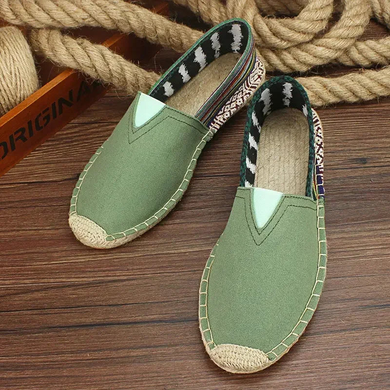 Heren espadrille met graffiti-design