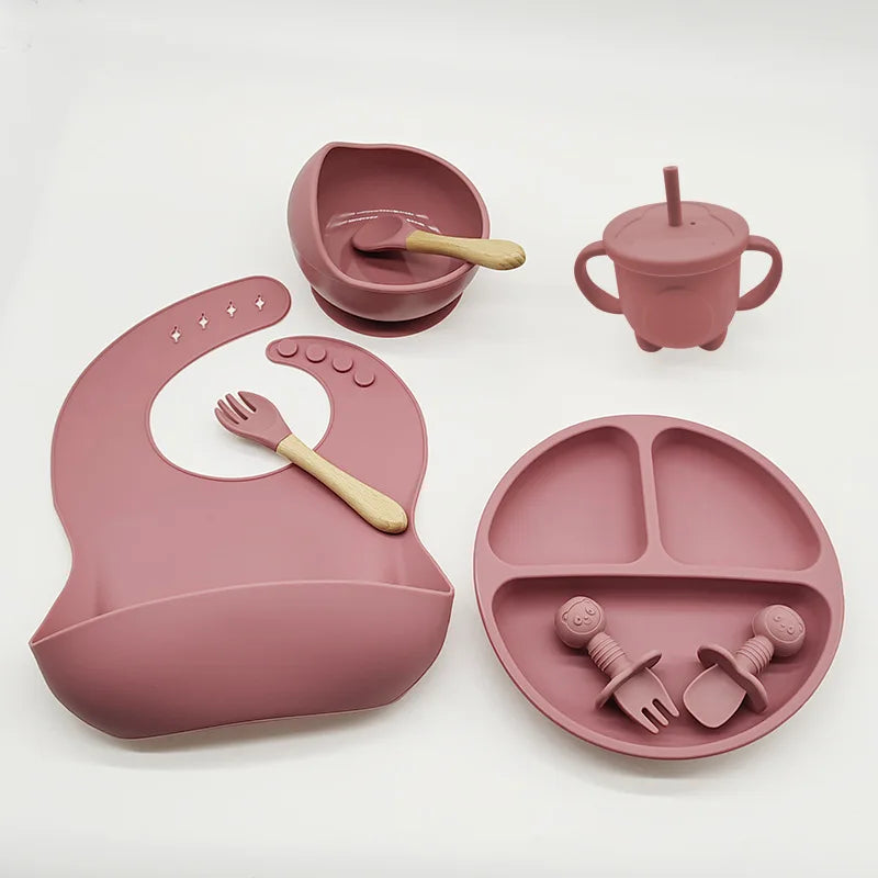 Silicone eetset voor baby's
