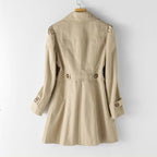 Middellange dames trenchcoat