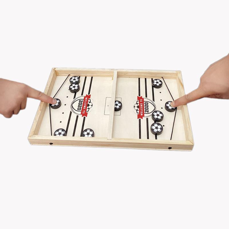 2-in-1 tafelvoetbal & sjoelplezier