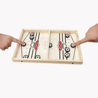 2-in-1 tafelvoetbal & sjoelplezier