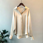 Sheen damesblouse in een losse pasvorm