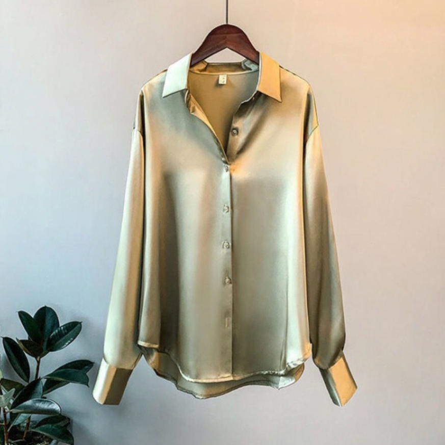 Sheen damesblouse in een losse pasvorm