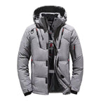 Korte gewatteerde winterjas met capuchon — afbeelding 13