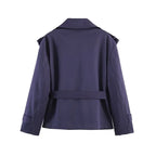Short trenchcoat met ceintuur — afbeelding 8