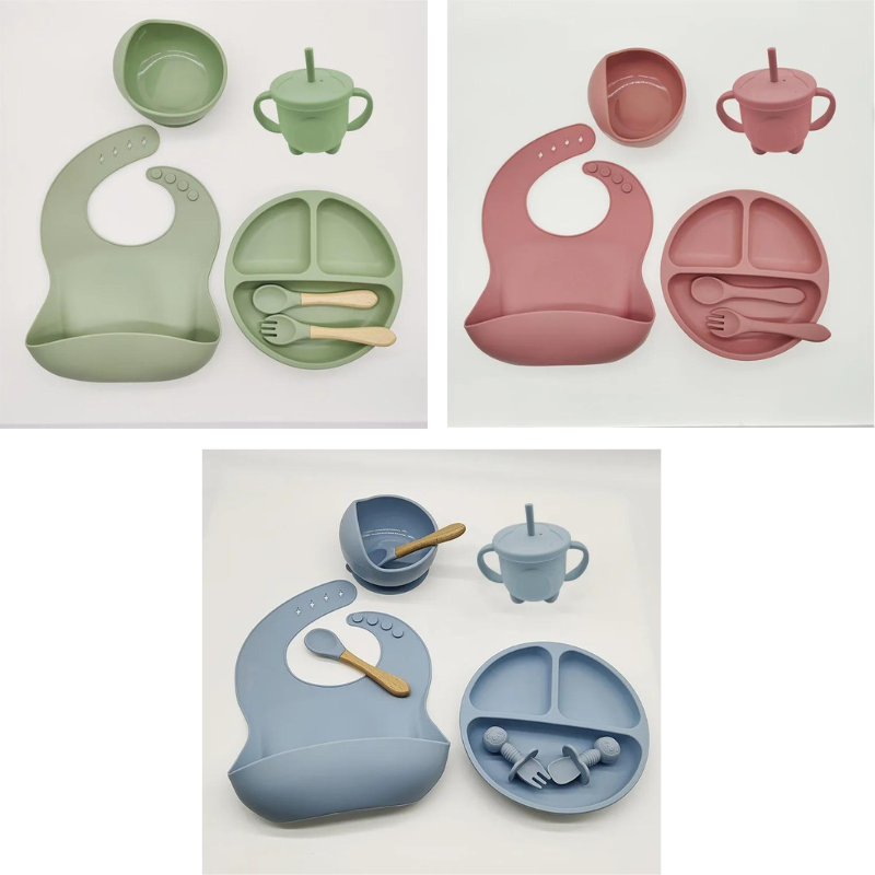 Silicone eetset voor baby's