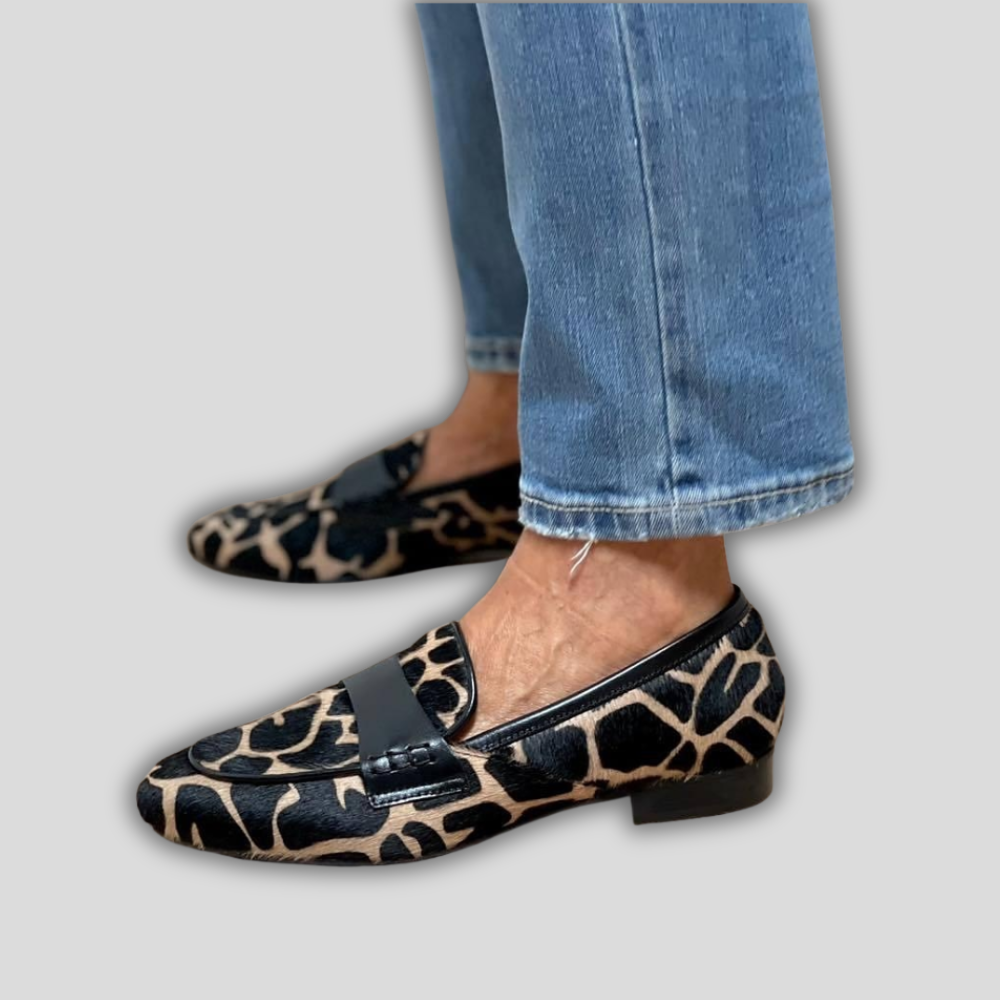 Damesloafers met ademende voering en subtiele textuur
