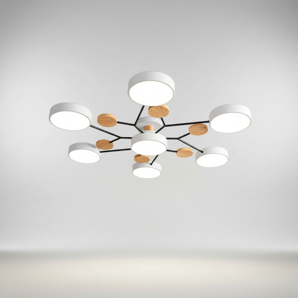 Scandinavische led-plafondlamp