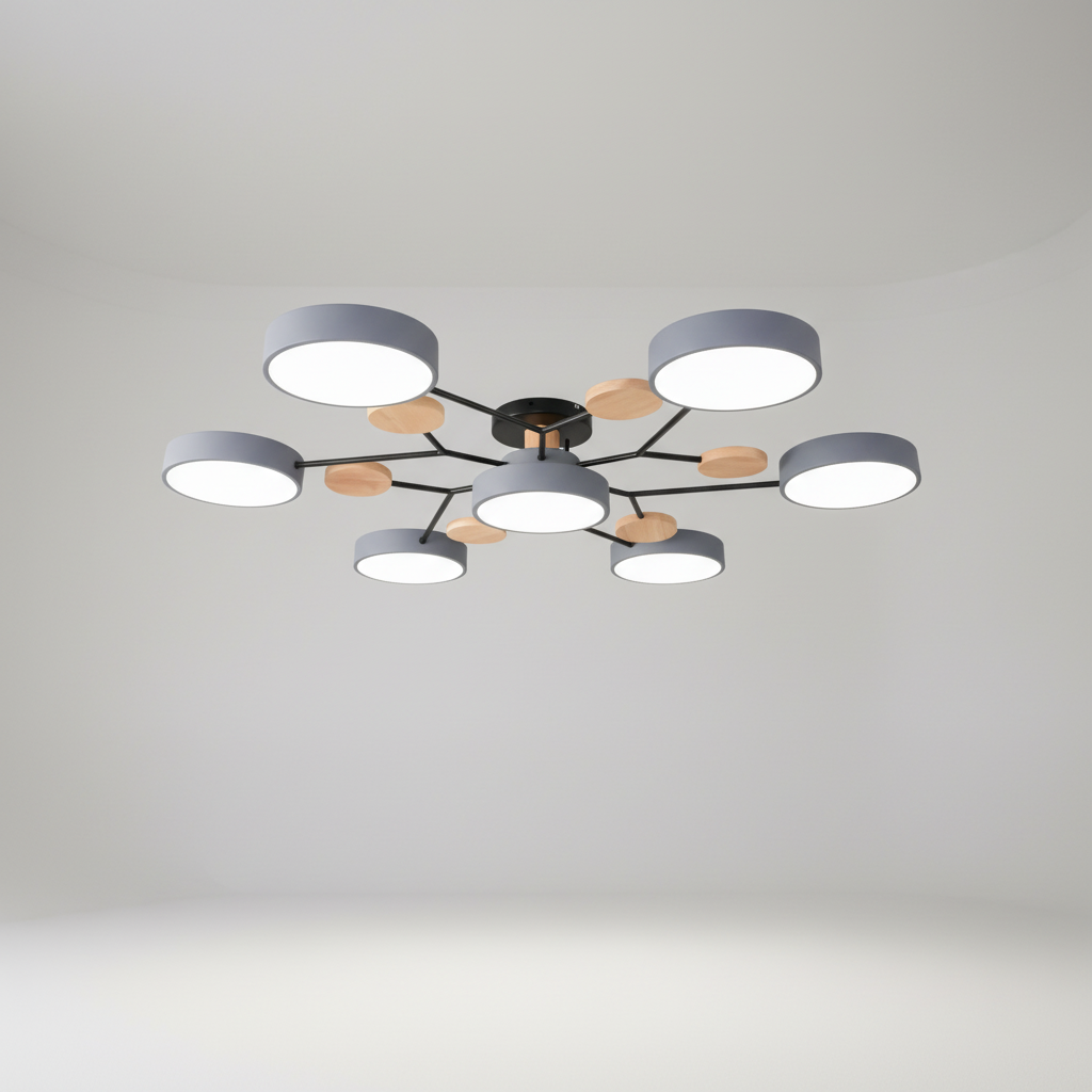 Scandinavische led-plafondlamp
