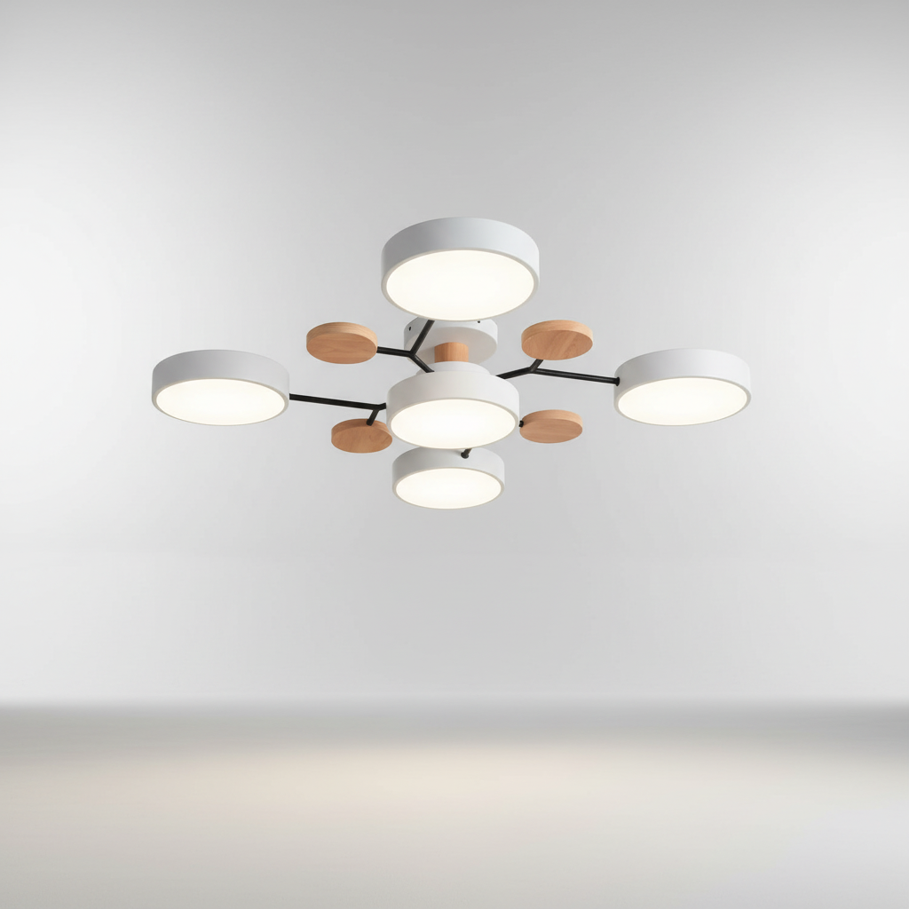 Scandinavische led-plafondlamp