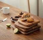 2-Pack walnoot houten snijplanken