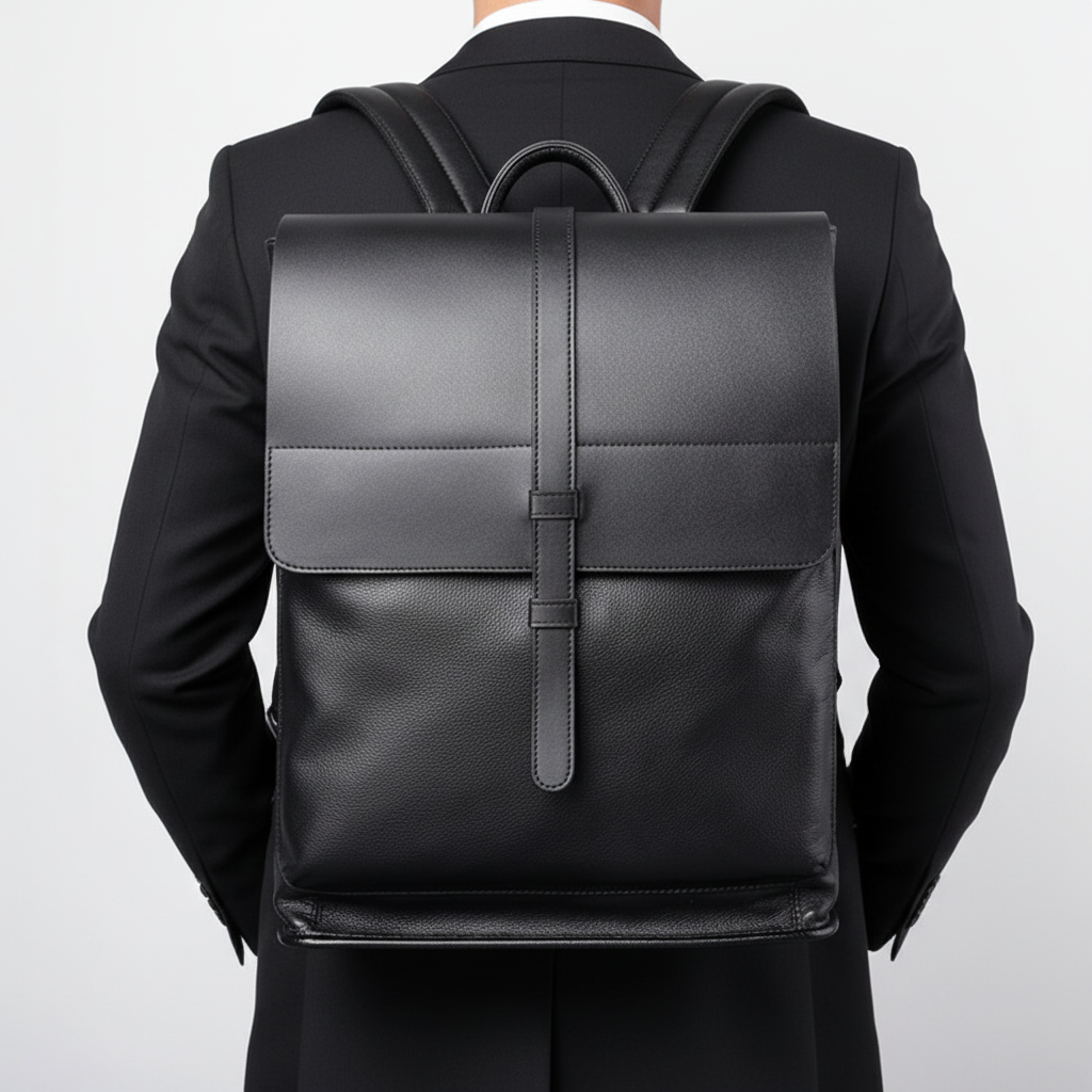 Leren laptoptas – Elin