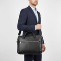 Laptoptas van leer — afbeelding 4