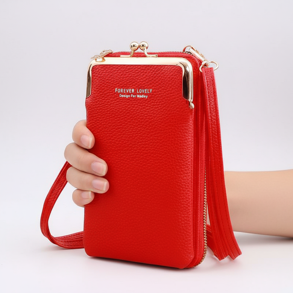 PU-leren portemonnee met accessoires
