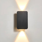 Slanke rechthoekige wandlamp