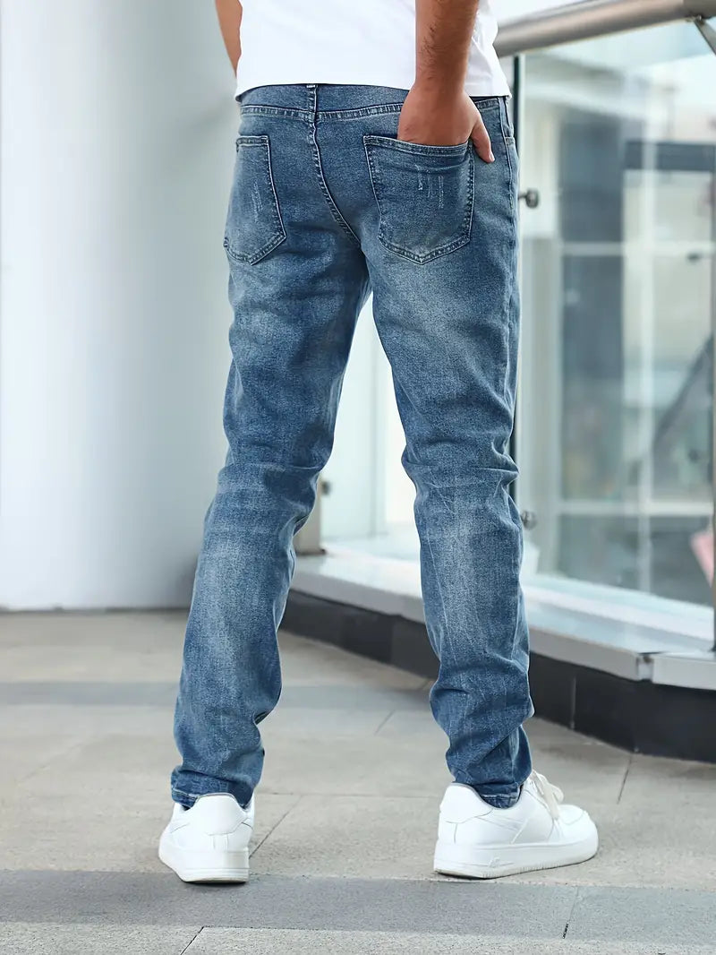 Slim-fit casual herenjeans