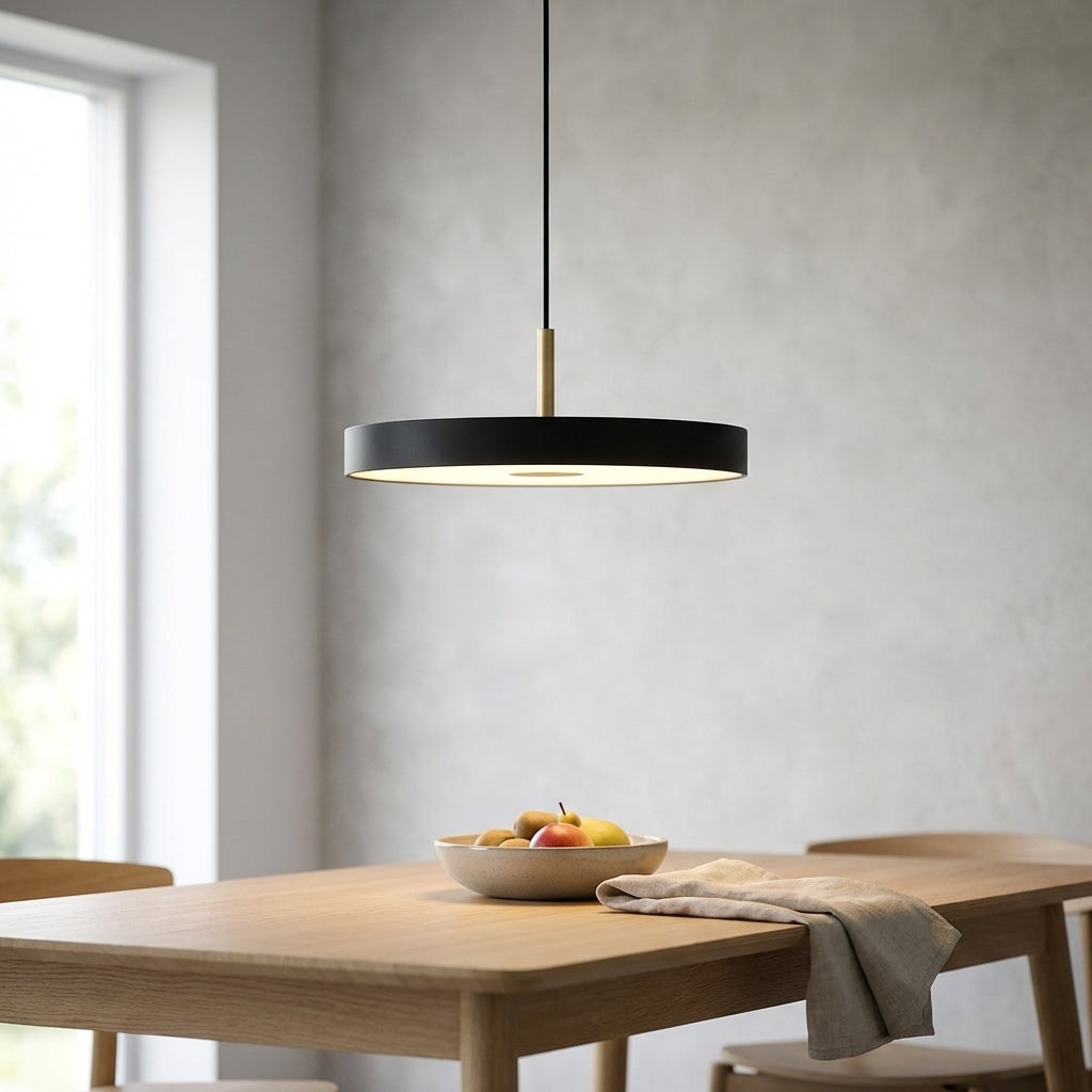 Slanke ronde led-pendellamp